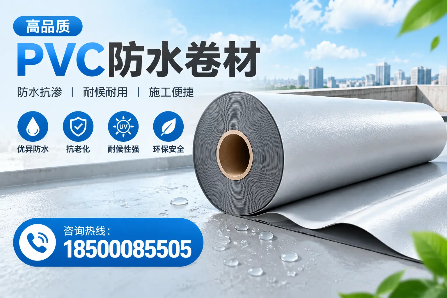什么是pvc防水卷材?萍乡消费者需了解的基础知识